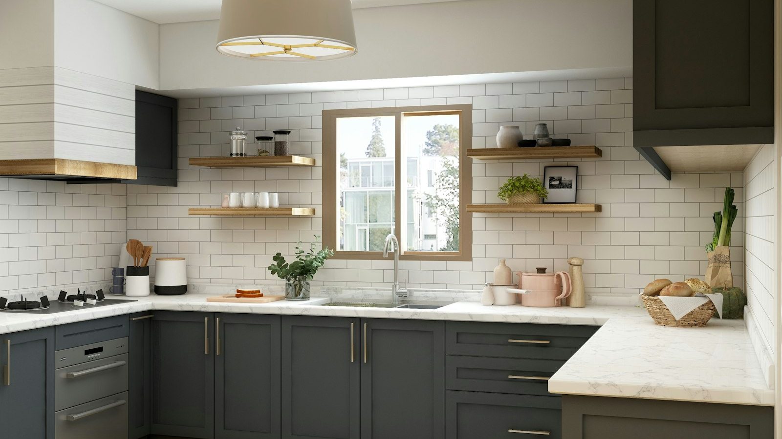 Remodeled kitchen